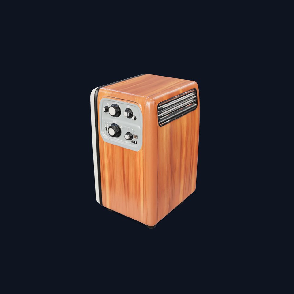 Vintage Heater Model Pack with Wood Finish